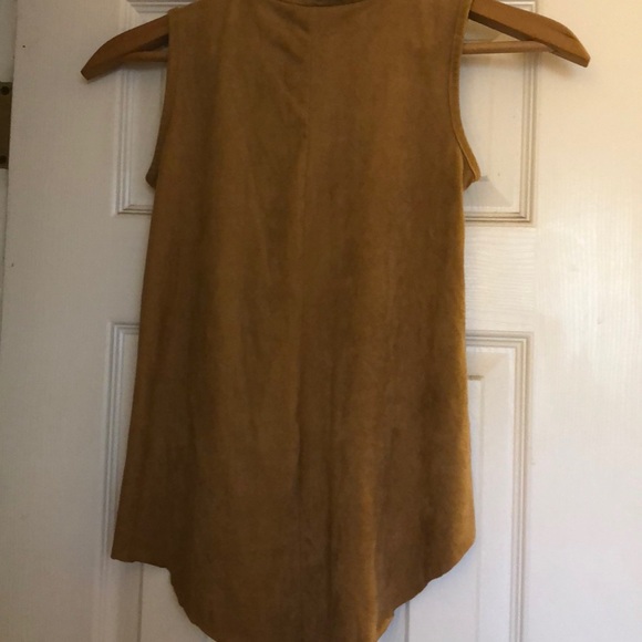 Brown sleeveless top - Picture 4 of 6